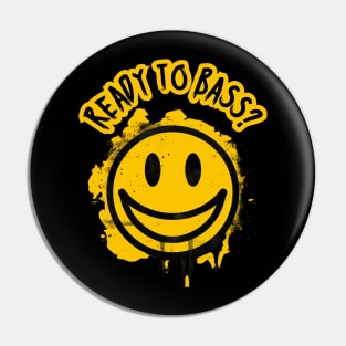 Acid House Smile Face Pin