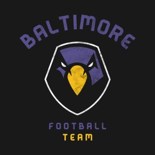 Modern Baltimore Ravens Super bowl Run - Logo Redesign T-Shirt