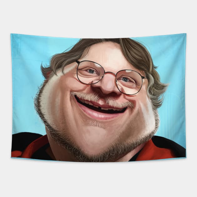 Guillermo del Toro Tapestry by metmangindaan