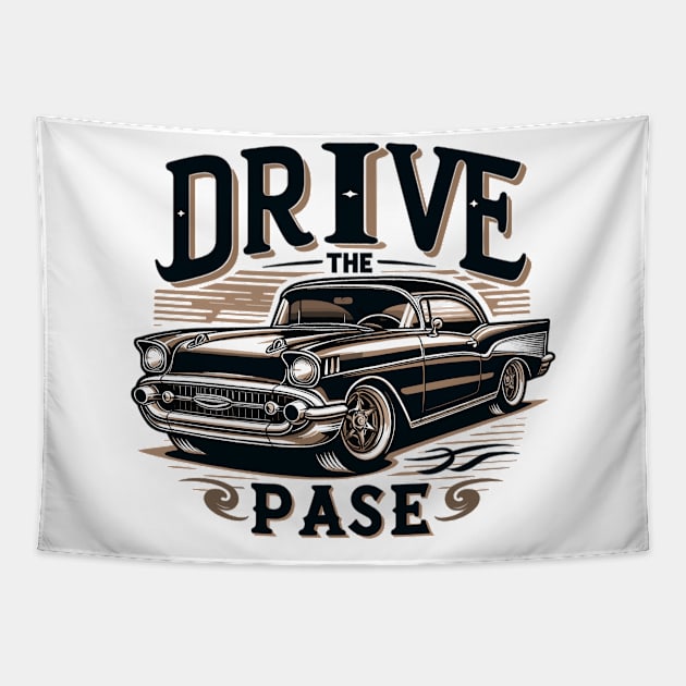 Classic Car Tapestry by Vehicles-Art