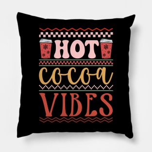 Hot Cocoa Vibes Pillow