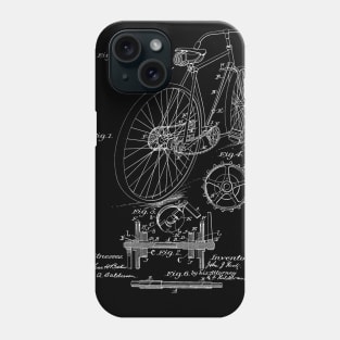 Bicycle Vintage Patent Drawing Phone Case