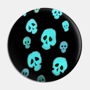 Spooky skull 6 Pin