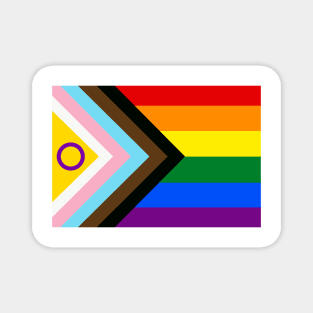 Intersex Inclusive Progress Pride Flag Magnet