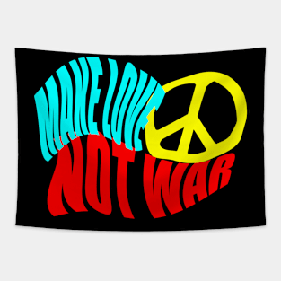 Make Love Not War Tapestry