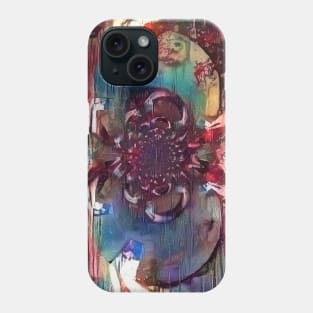 Abstract canvas in vivid colors Phone Case