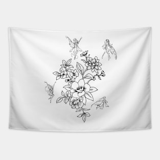 Fairy Flower Morning Tapestry