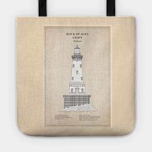 Rock of Ages Light Lighthouse - Michigan - SD Tote