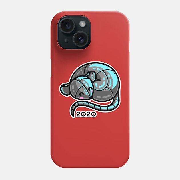 2020 Year of the Metal Rat Phone Case by freeves