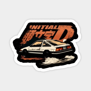 Initial D - Toyota Sprinter Trueno AE86 Magnet