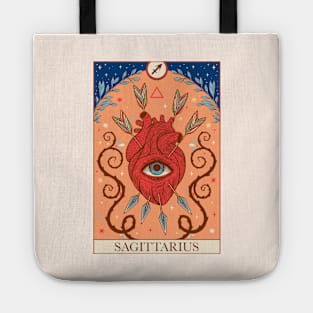 Zodiac sign tarot card Sagittarius Tote