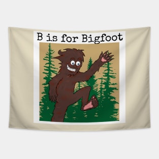 B is for Bigfoot Tapestry