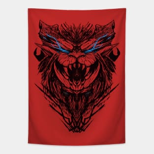 Teostra Black Trophy Head Tapestry