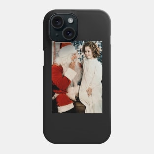 Shirley Temple and Santa Phone Case