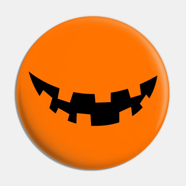 Pumpkin Smile Pin by hellocrazy