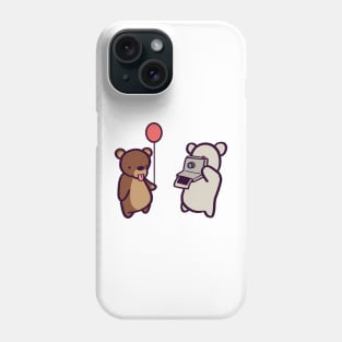 Polar Bear Cameraman Phone Case