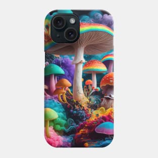 Room of Psychedelic Mushrooms Phone Case