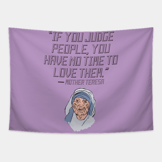quote mother teresa Tapestry by AshleyMcDonald