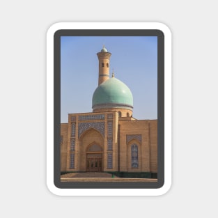 Uzbekistan. Tashkent. Hazrati Imam Complex. Cupola & Minaret. Magnet