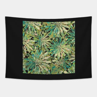 Green Firework Frizz-balls - Fresh Earthy Colors - Digitally Illustrated Abstract Flower Pattern for Home Decor, Clothing Fabric, Curtains, Bedding, Pillows, Upholstery, Phone Cases and Stationary Tapestry