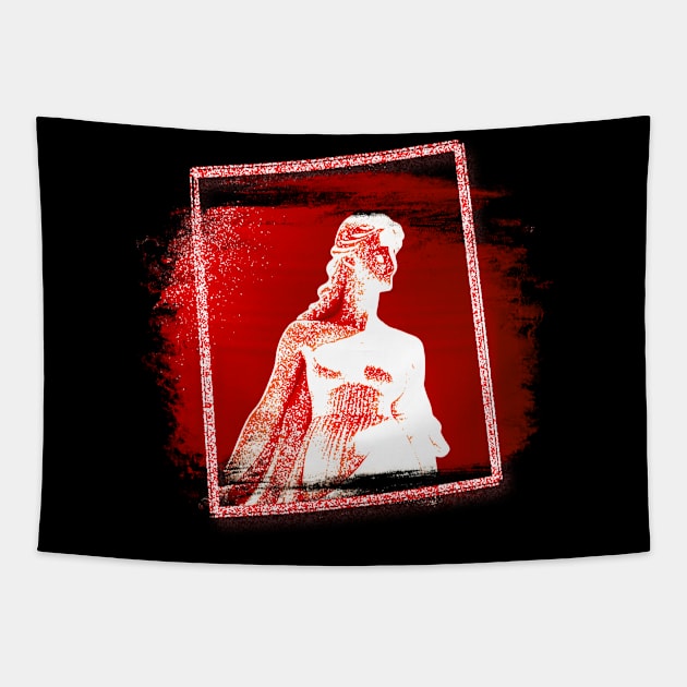 Beautiful Greek Lady Tapestry by Affectcarol