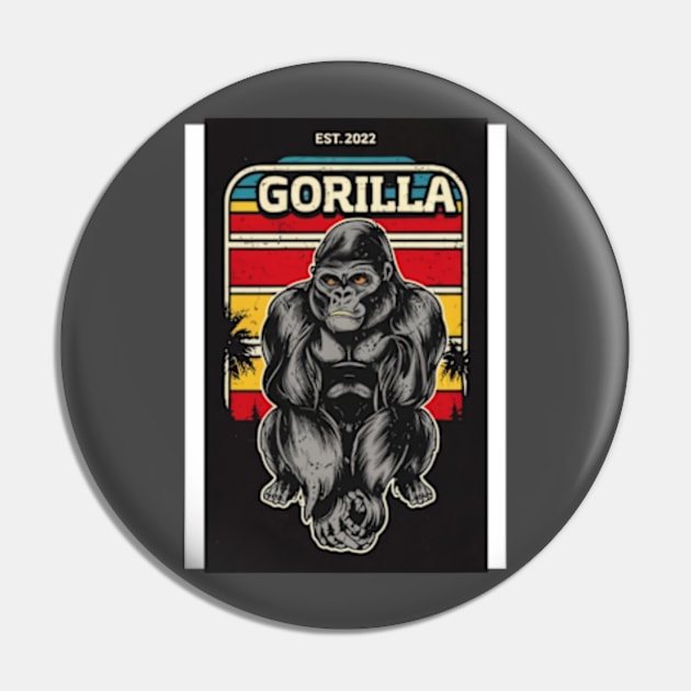 Gorilla Pin by TshirtMA