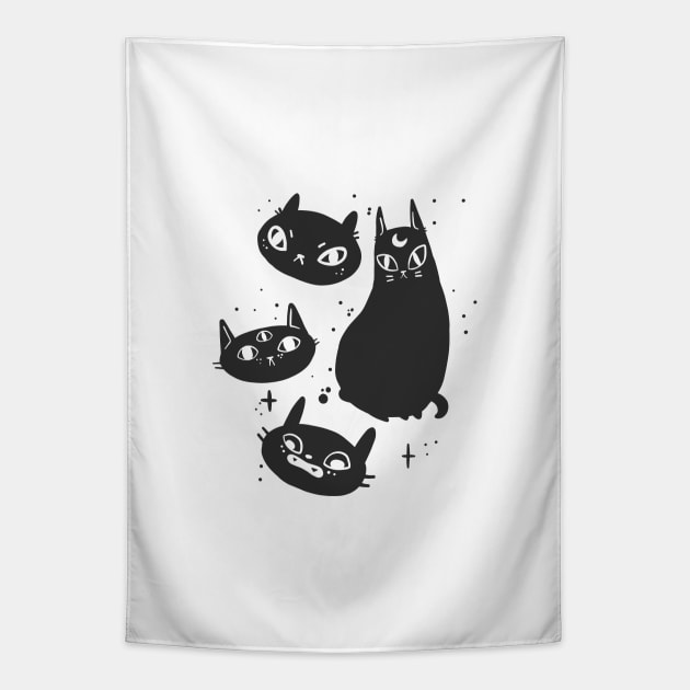 Cats. Just Some Weird Cats. Tapestry by cellsdividing