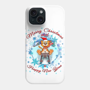 Merry Christmas on Sleigh / Merry Christmas and a Happy New Year/ Year of the Tiger Phone Case