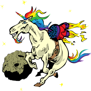 Space Unicorn Magnet