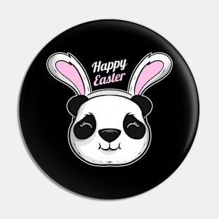 A Panda Has Easter Bunny Ears On His Head Panda Easter Pin