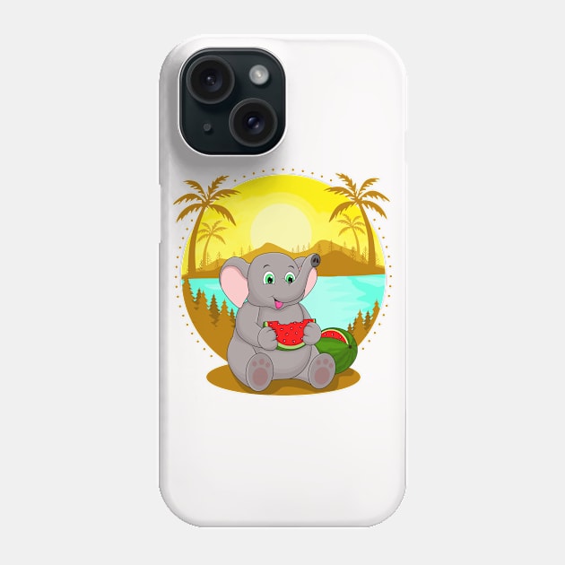 BEACH PLEASE, ELEPHANT Phone Case by canzyartstudio