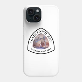 Agate Fossil Beds National Monument trail marker Phone Case