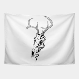 deer skull Tapestry