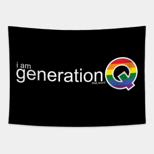 Generation Q Gay Tapestry