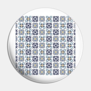 Blue tile pattern Pin