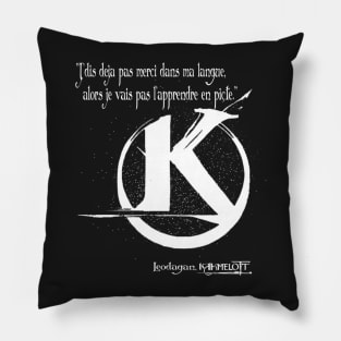 I'm not already saying thank you in my language, so I'm not going to learn it in picte. Pillow