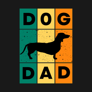 VINTAGE DACHSHUND DOG DAD T-Shirt