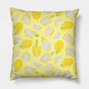 Yellow Dragon Fruit Pillow