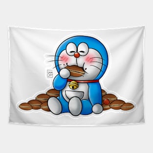 Doraemon Sticker Tapestry