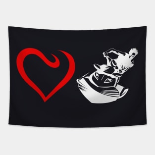 Love Jetski Jet Boat Gift Tapestry