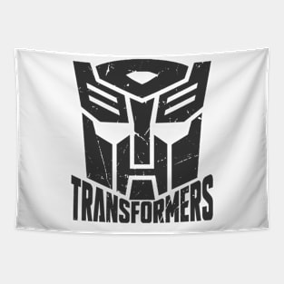 Vintage Transformers Logo Tapestry