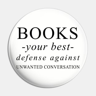 Book Humor Pin