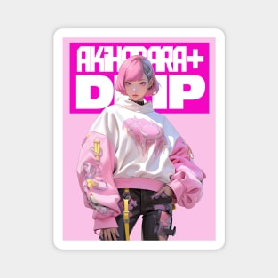 AKIBA DRIP - ⬜💗⬜ K-POP IDOL - ASIAN ANIME GIRL ⬜💗⬜ OVERSIZED HOODIE I ⬜💗⬜ Magnet