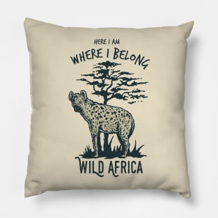 Wild Africa - Hyena Pillow