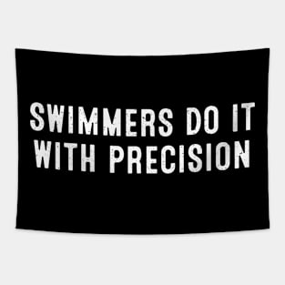 Swimmers Do It with Precision Tapestry