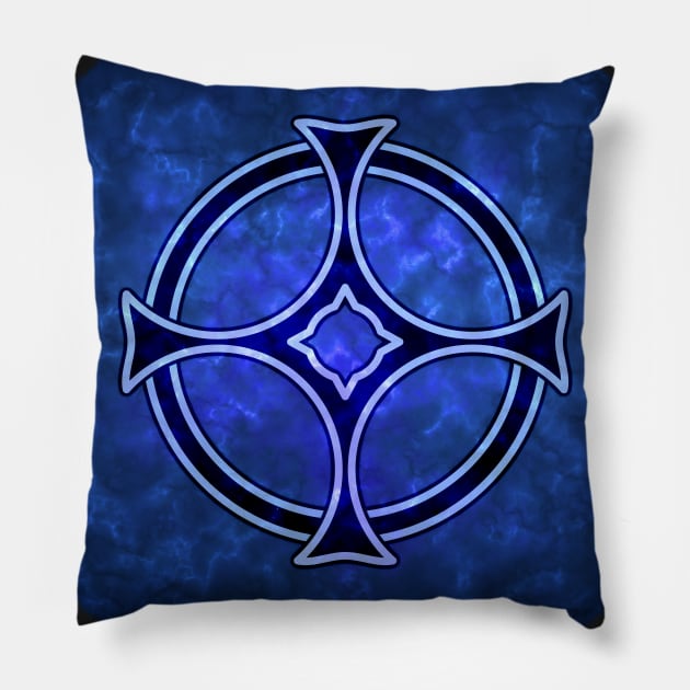 Solar Cross out of the Ether Pillow by SolarCross