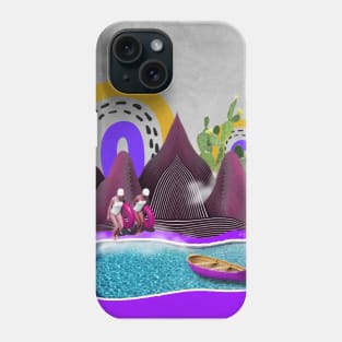 mountains surrealism Phone Case