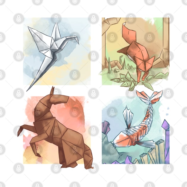 Origami Elements by AniaArtNL