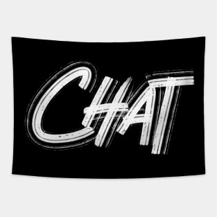 Chat Handwritten Series Tapestry