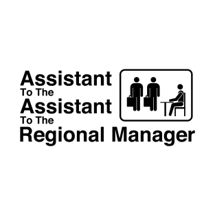 The Office - Assistant To The Assistant To The Regional Manager Black T-Shirt